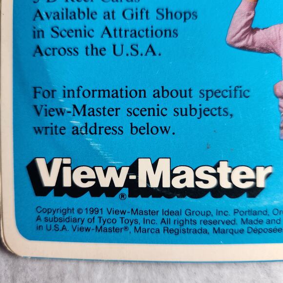 View-Master Vintage 3-D Tour Bryce Canyon Utah Reel 3 Pack New Sealed 1991 - Picture 4 of 4